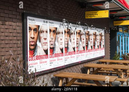 Young Vic Theatre in the Cut in London, England, Großbritannien Stockfoto