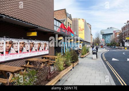 Young Vic Theatre in the Cut in London, England, Großbritannien Stockfoto