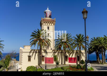 Cap Spartel am Eingang zur Straße von Gibraltar Stockfoto