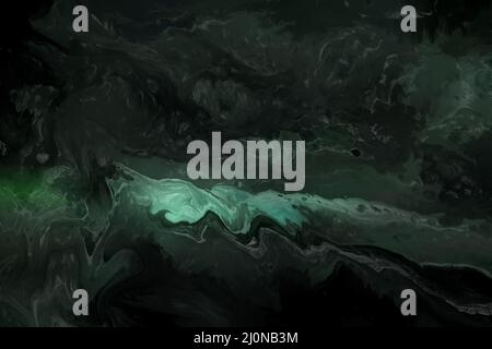 Abstrakter Hintergrund von bunten Elementen auf einem dunklen Hintergrund Stockfoto