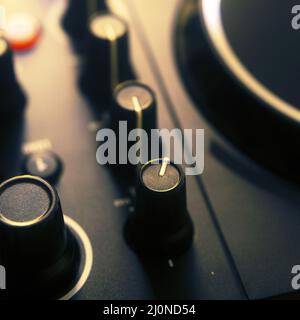 DJ-Nachtclub-DJ-Party Stockfoto