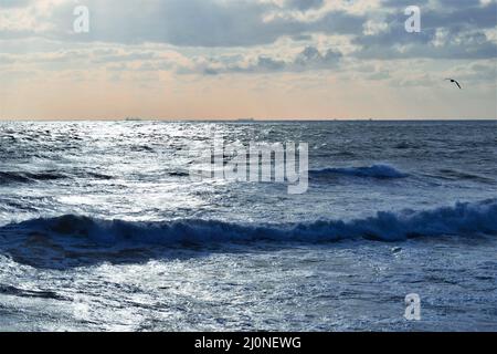 Schwarzes Meer Sonnenaufgang Stockfoto