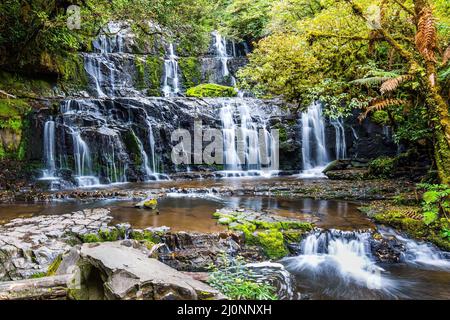 Malerische Wasserfälle Stockfoto