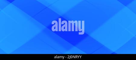 Abstrakter Hintergrund Banner 8K blau, hell, dunkel, schwarz, weiß, Graustrahl, Laser, Nebel, Streifen, Gitter, Quadratisch, Verlauf Stockfoto