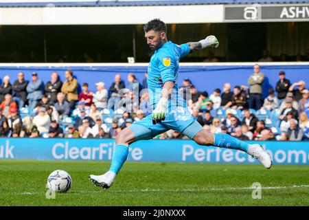 LONDON, GROSSBRITANNIEN. MÄR 20. QPR-Torwart Keiren Westwood beim Sky Bet Championship-Spiel zwischen Queens Park Rangers und Peterborough im Kiyan Prince Foundation Stadium., London am Sonntag, 20.. März 2022. (Kredit: Ian Randall | MI News) Kredit: MI News & Sport /Alamy Live News Stockfoto