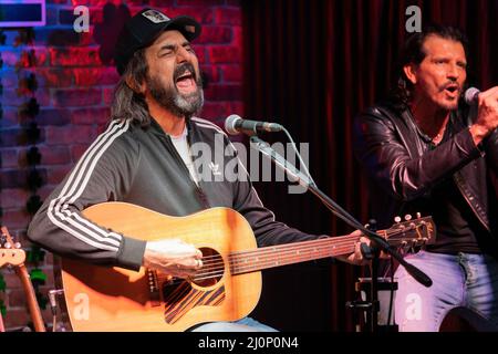 (3/17/2022) Omar Pedrini Live-Konzert im Revel Theatre Pub (Foto: Andrea Ripamonti / Pacific Press/Sipa USA) Stockfoto