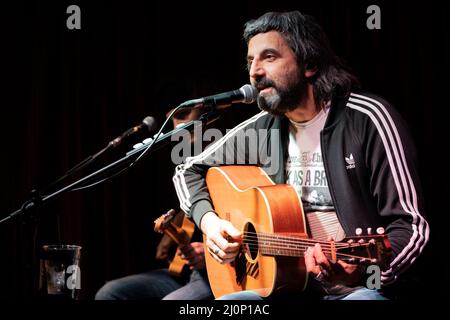 (3/17/2022) Omar Pedrini Live-Konzert im Revel Theatre Pub (Foto: Andrea Ripamonti / Pacific Press/Sipa USA) Stockfoto