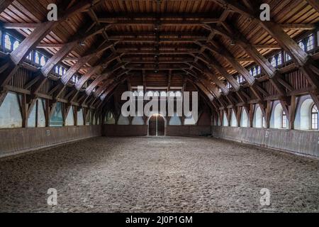 Alter Pferdestall in Polen Stockfoto