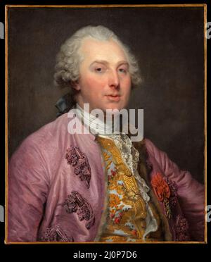 Charles Claude de Flahaut (1730-1809), Comte d'Angiviller. Jean-Baptiste Greuze. 1763. Stockfoto