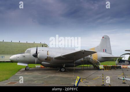 Vickers Varsity T1 WJ945, Cornwall Aviation Heritage Centre, Stockfoto