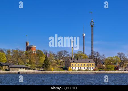 Schloss auf Kastellholmen, Stockholm, Schweden Stockfoto