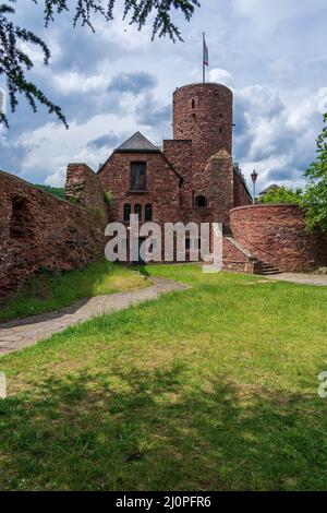 Burg Hengebach, ein Schloss in Heimbach, Deutschland Stockfoto