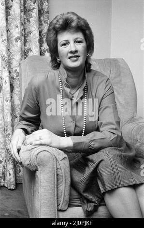 Linda Sawford, ehemalige Geliebte von Elton John. 1970 lebte sie rund neun Monate bei Elton. Februar 1984. Stockfoto