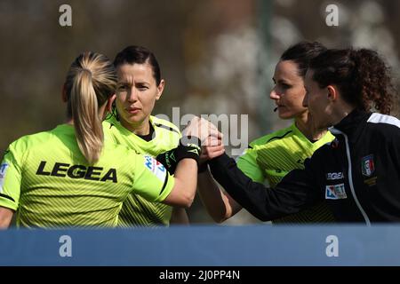 Kateryna Monzul' während des Spiels Inter - FC Internazionale gegen UC Sampdoria, Italienische Fußballserie A Frauenspiel in Mailand, Italien, März 20 2022 Stockfoto