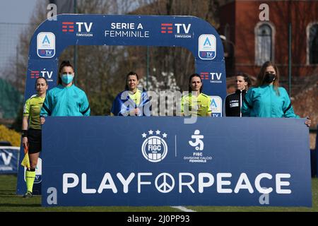 Kateryna Monzul' während des Spiels Inter - FC Internazionale gegen UC Sampdoria, Italienische Fußballserie A Frauenspiel in Mailand, Italien, März 20 2022 Stockfoto