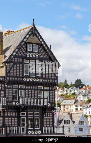 DARTMOUTH, DEVON, Großbritannien - JULI 29 : Blick auf das York House in Dartmouth Devon am 29. Juli 2012 Stockfoto