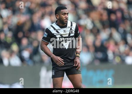 Mitieli Vulikijapani (25) von Hull FC während des Spiels in, am 3/20/2022. (Foto von David Greaves/News Images/Sipa USA) Quelle: SIPA USA/Alamy Live News Stockfoto