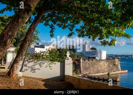 La Fortaleza, Heimat der Gouverneure von Puerto Rico, San Juan, Puerto Rico Stockfoto