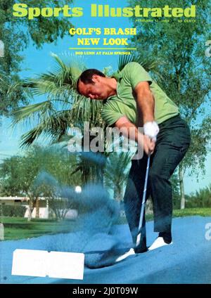 Vintage 17. Februar 1969 „Sports Illustrated“ Magazin Cover, USA Stockfoto