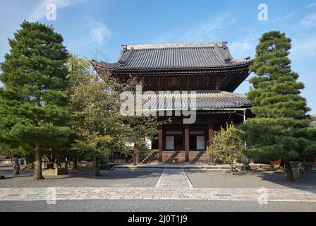 Die Hobutsu-den Halle am Chion-in Tempel. Kyoto. Japan Stockfoto