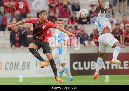 Curitiba, Brasilien. 20. März 2022. Julimar während Athletico und Londrina. Rückspiel der Paranaense Championship 2. Etappe 2022 im Joaquim Américo Guimarães Stadion in Curitiba, PR. Kredit: Reinaldo Reginato/FotoArena/Alamy Live Nachrichten Stockfoto