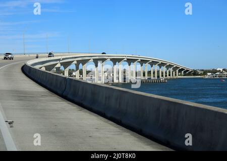 Vilano Beach Causeway.St.Augustine.Florida.USA Stockfoto