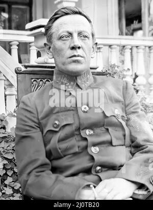 Symon Vasyljovych Petliura (1879 – 1926) ukrainischer Politiker und Journalist. Er wurde Oberbefehlshaber der ukrainischen Armee und Präsident der Ukrainischen Volksrepublik während der kurzlebigen Souveränität der Ukraine in den Jahren 1918–1921 und führte den Unabhängigkeitskampf der Ukraine nach dem Sturz des Russischen Reiches im Jahr 1917 an. Stockfoto