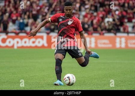 Curitiba, Brasilien. 20. März 2022. PR - Curitiba - 03/20/2022 - PARANAENSE 2022, ATHLETICO-PR X LONDRINA - Athletico-PR-Spieler Abner bei einem Spiel gegen Londrina im Stadion Arena da Baixada zur Paranaense-Meisterschaft 2022. Foto: Robson Mafra/AGIF/Sipa USA Quelle: SIPA USA/Alamy Live News Stockfoto