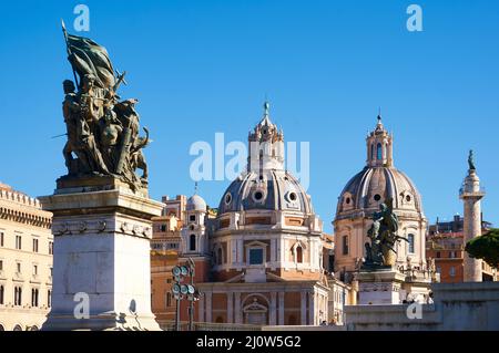 Palazzo Valentini Domus in Rom, Italien Stockfoto