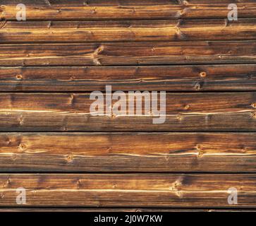 Alte Holzbretter Hintergrund. Schäbige rustikale Vintage-Textur. Alte braune Holzwand. Zusammenfassung. Stockfoto
