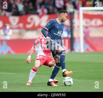 Ligue 1, PSG - Monaco Stockfoto