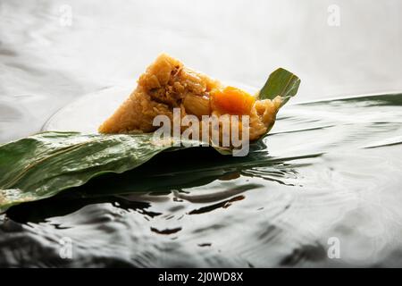 Kreative Fotografie, Zongzi (Reisknödel) Stockfoto