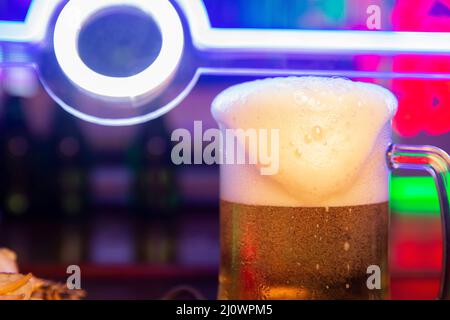 Pint Bier Stockfoto