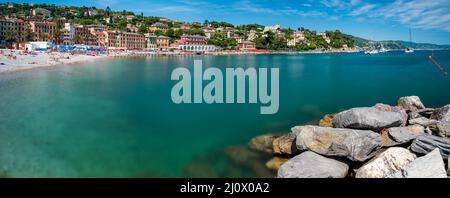 Die Küste in Santa Margherita Stockfoto