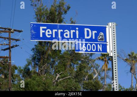 Beverly Hills, California, USA 12.. März 2022 Ferrari Drive am 12. März 2022 in Beverly Hills, Kalifornien, USA. Foto von Barry King/Alamy Stockfoto Stockfoto