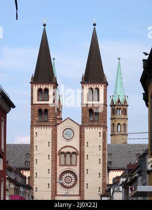 Dom in Würzburg Stockfoto