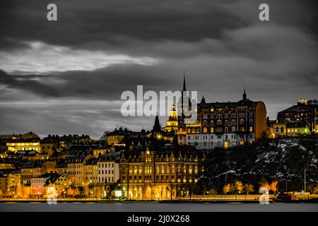 Altstadt Von Gumlastan (Stockholm) Stockfoto