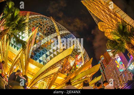 Macau Special Administrative Region der Nacht Ansicht (Grand Lisboa) Stockfoto