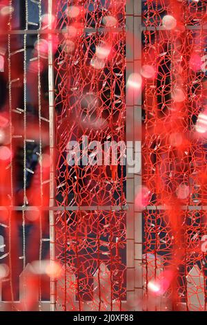 weihnachtsdekoration, begraben St. edmunds, england Stockfoto