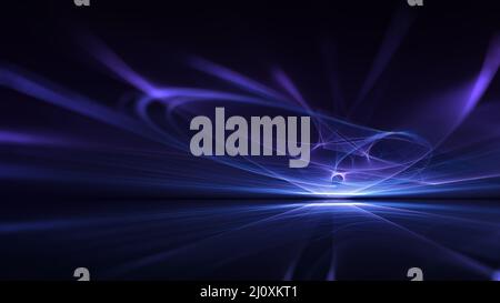 Abstrakter Cyber Space Hintergrund Stockfoto