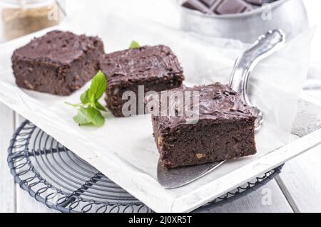 Brownies Stockfoto