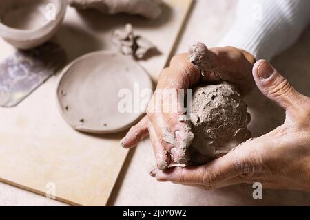 Tongefäße Stockfoto