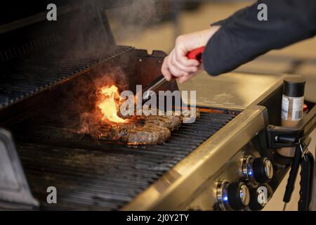 Handgemachtes Barbecue Stockfoto