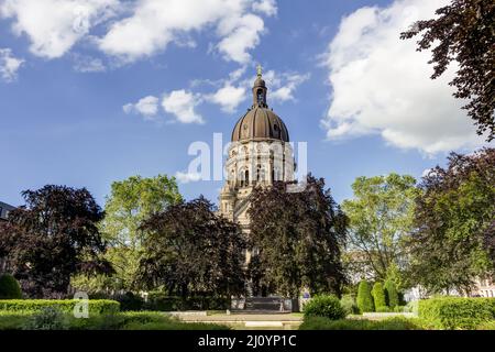 Die Evangelische Christuskirche in Mainz am Rhein, Rheinland-Pfalz Stockfoto