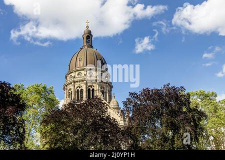 Die Evangelische Christuskirche in Mainz am Rhein, Rheinland-Pfalz Stockfoto