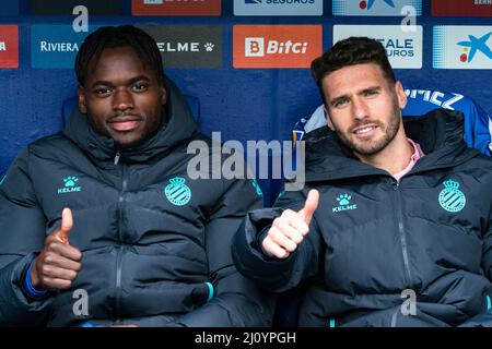 Cornellà, Spanien, 20, März 2022. Spanische La Liga: RCD Espanyol / RCD Mallorca. Quelle: Joan Gosa/Alamy Stockfoto