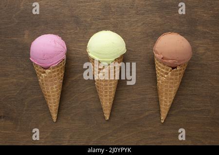 Eiszapfen mit Aromatisch. Hochwertige Fotos Stockfoto