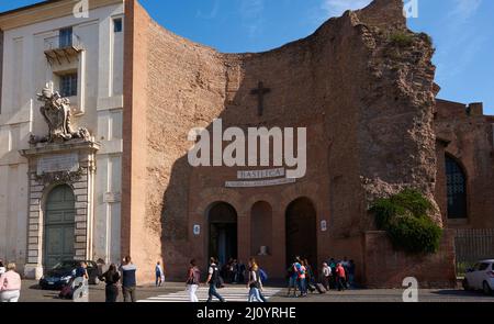 Kirche Santa Maria degli Angeli e dei Martiri in Rom, Italien Stockfoto