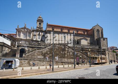 Denkmal Kirche des heiligen Franziskus in Porto Stockfoto