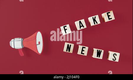 Concept Fake News Stockfoto